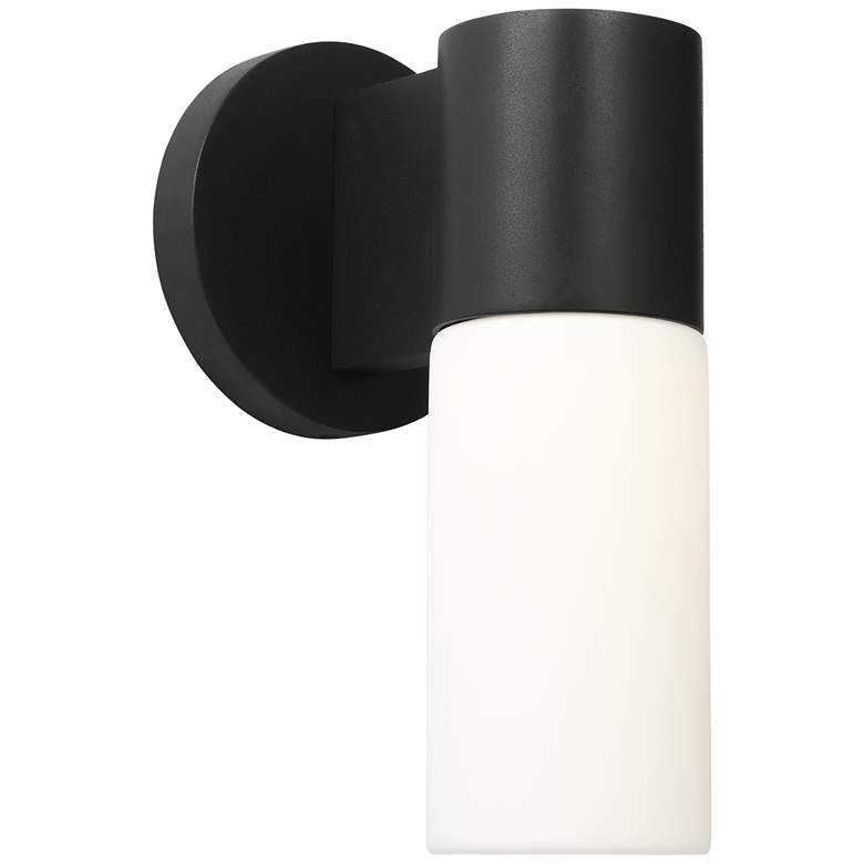 Image 1 Visual Comfort Studio Focal Short LED Sconce Modules 3.87" Black