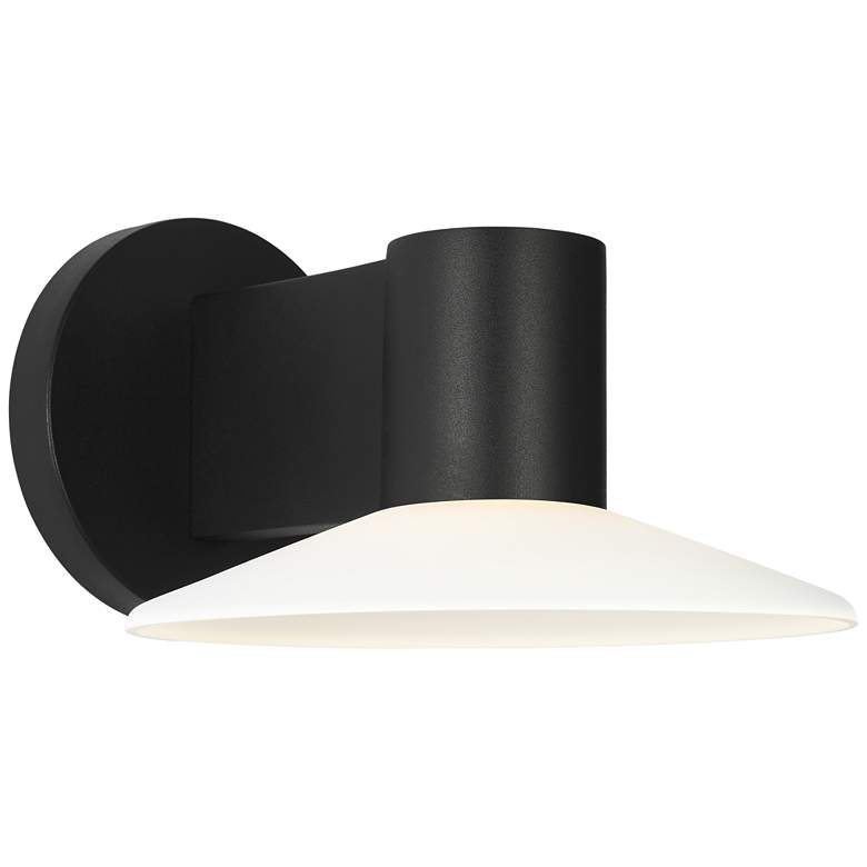 Image 1 Visual Comfort Studio Focal Small LED Sconce Modules 8" Black