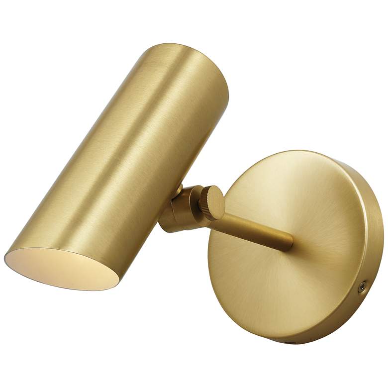 Image 1 Visual Comfort Studio Frasar Small Sconce B Torpedo 4.75" Satin Brass
