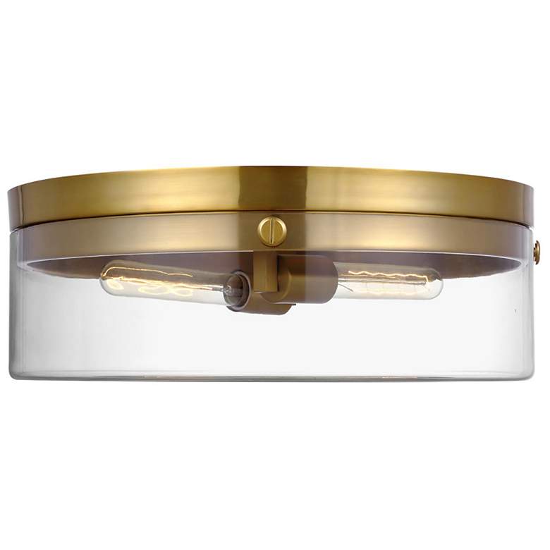 Image 1 Visual Comfort Studio Garrett  18.375"  Burnished Brass Ceiling Light