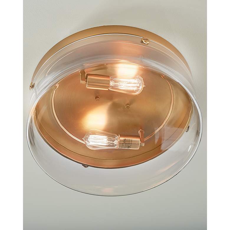 Image 6 Visual Comfort Studio Garrett  18.375"  Burnished Brass Ceiling Light more views