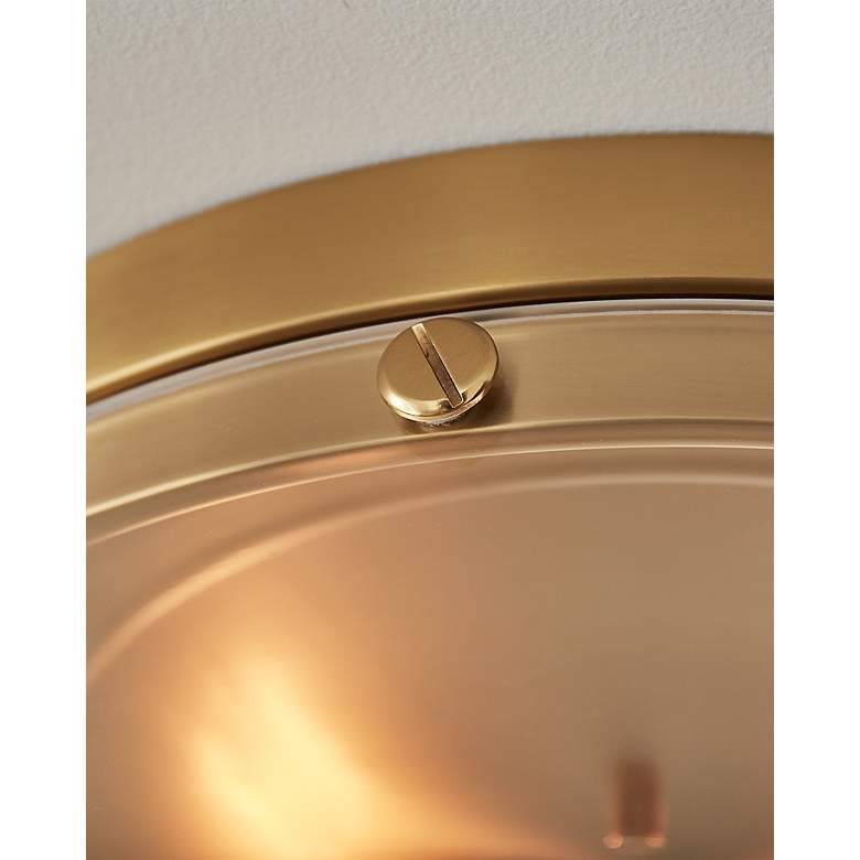 Image 7 Visual Comfort Studio Garrett  18.375"  Burnished Brass Ceiling Light more views