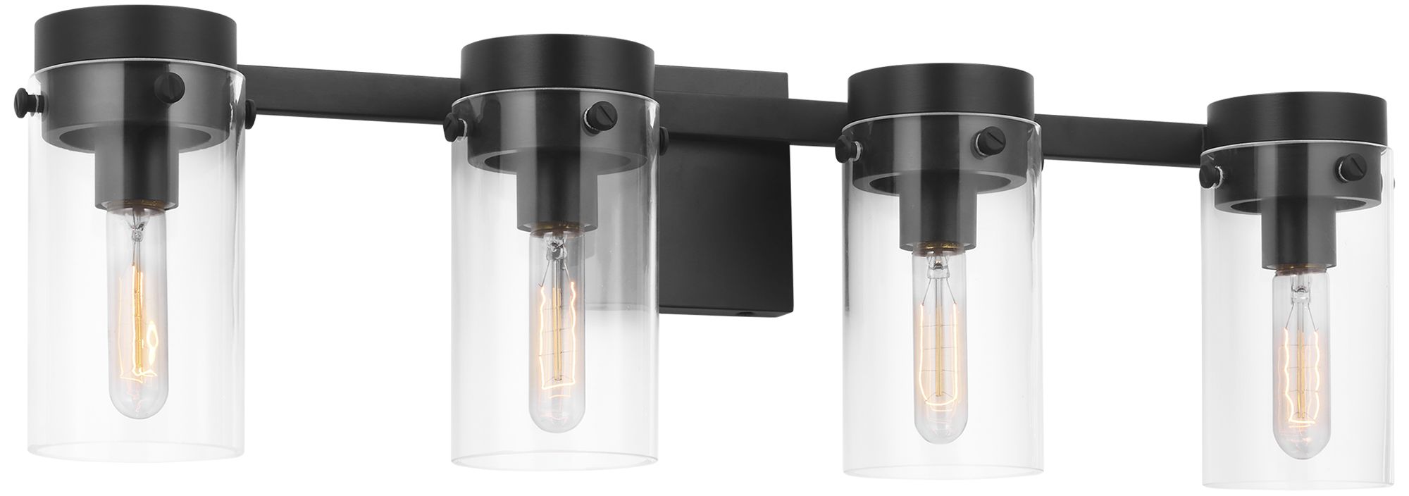 Visual Comfort Studio  Garrett Large Vanity  T10  29.25"  Aged Iron