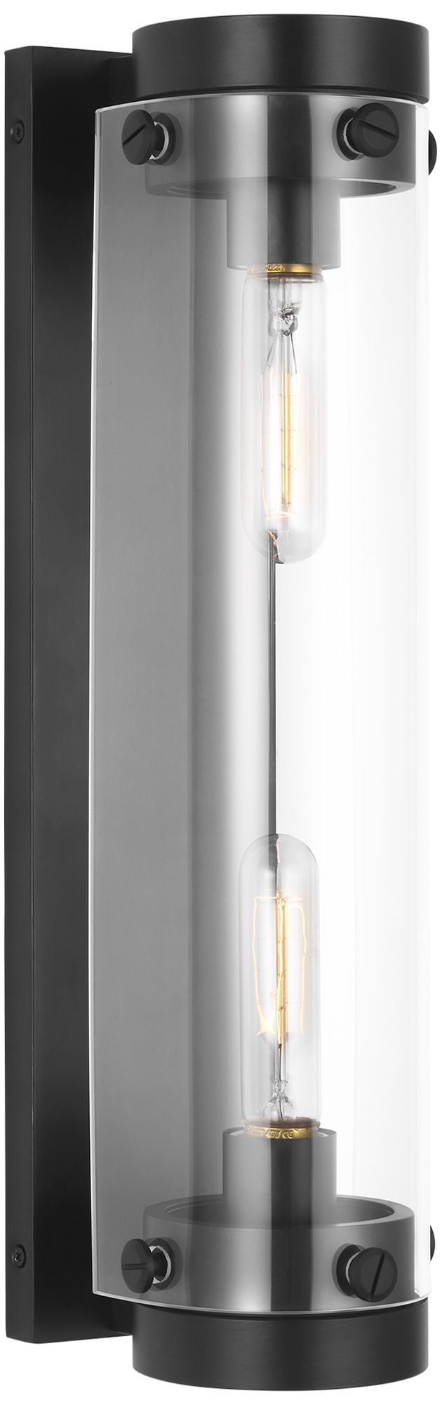 Visual Comfort Studio  Garrett Medium Vanity  T10  4"  Aged Iron