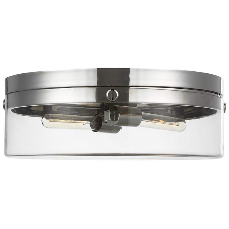 Image 1 Visual Comfort Studio Garrett Polished Nickel Ceiling Light 2 Medium T10 60