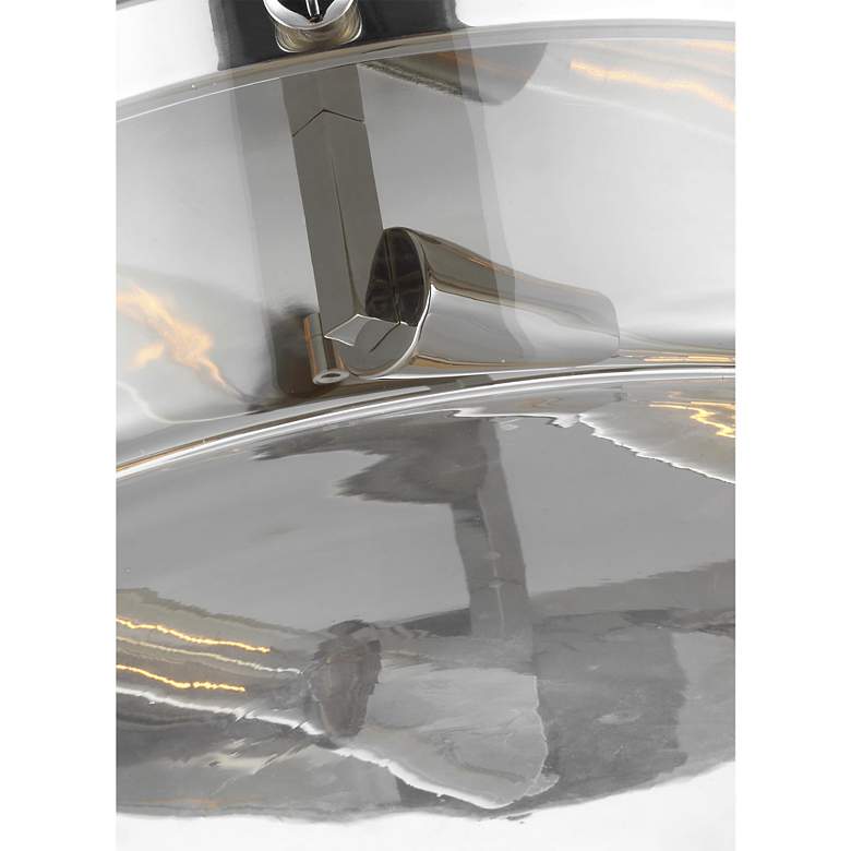 Image 2 Visual Comfort Studio Garrett Polished Nickel Ceiling Light 2 Medium T10 60 more views