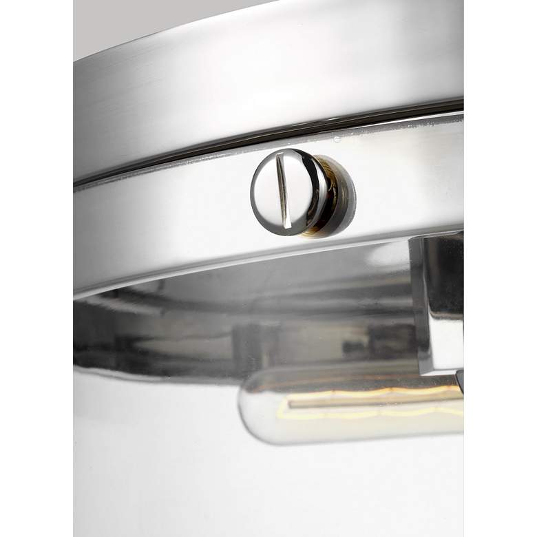 Image 4 Visual Comfort Studio Garrett Polished Nickel Ceiling Light 2 Medium T10 60 more views