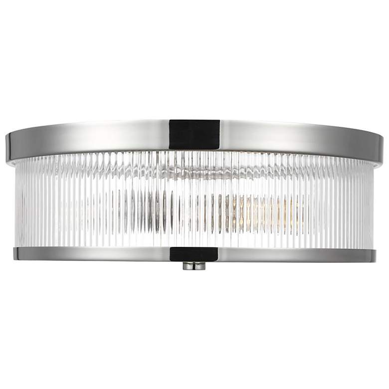 Image 1 Visual Comfort Studio Geneva Polished Nickel Ceiling Light 2 Medium T10 60w