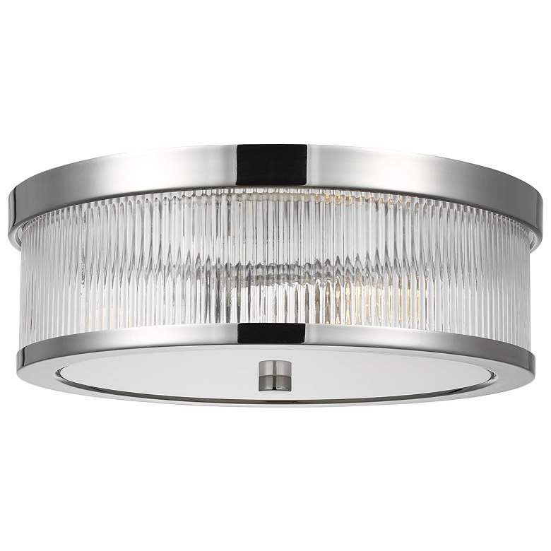 Image 2 Visual Comfort Studio Geneva Polished Nickel Ceiling Light 2 Medium T10 60w more views