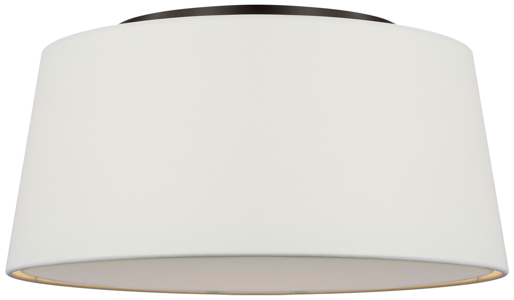 Visual Comfort Studio  Hale 18" Flush Mount  E26    Aged Pewter