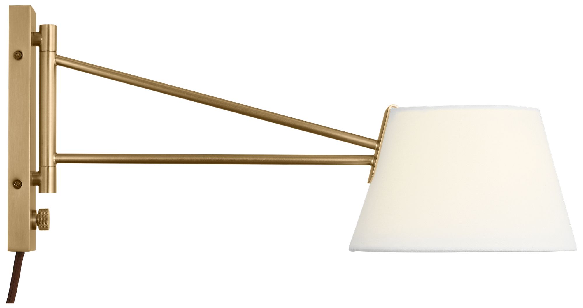 Image 2 Visual Comfort Studio  Hale 20" Sconce  E12 Candelabra    Estate Brass more views