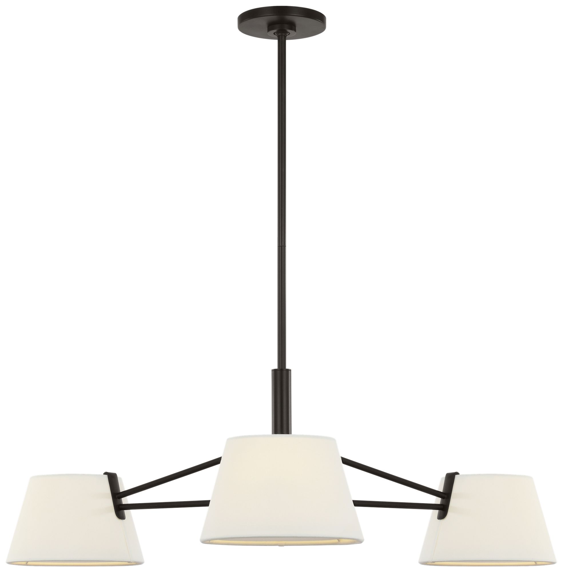 Image 2 Visual Comfort Studio  Hale 36" Chandelier  B11    Aged Iron more views