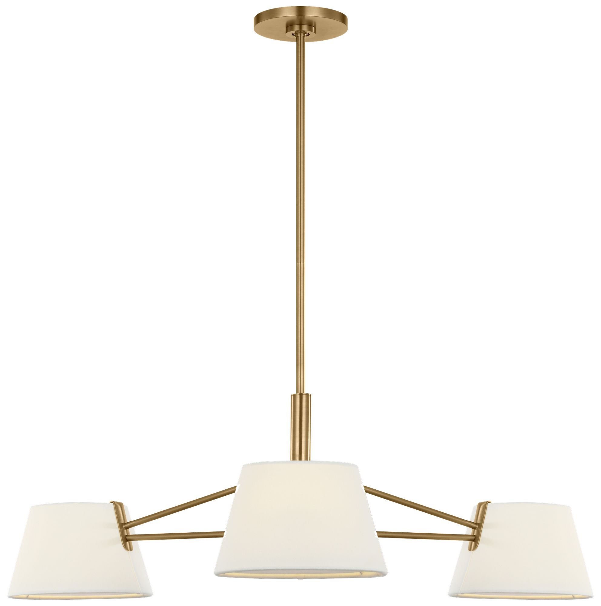 Image 2 Visual Comfort Studio  Hale 36" Chandelier  B11    Estate Brass more views