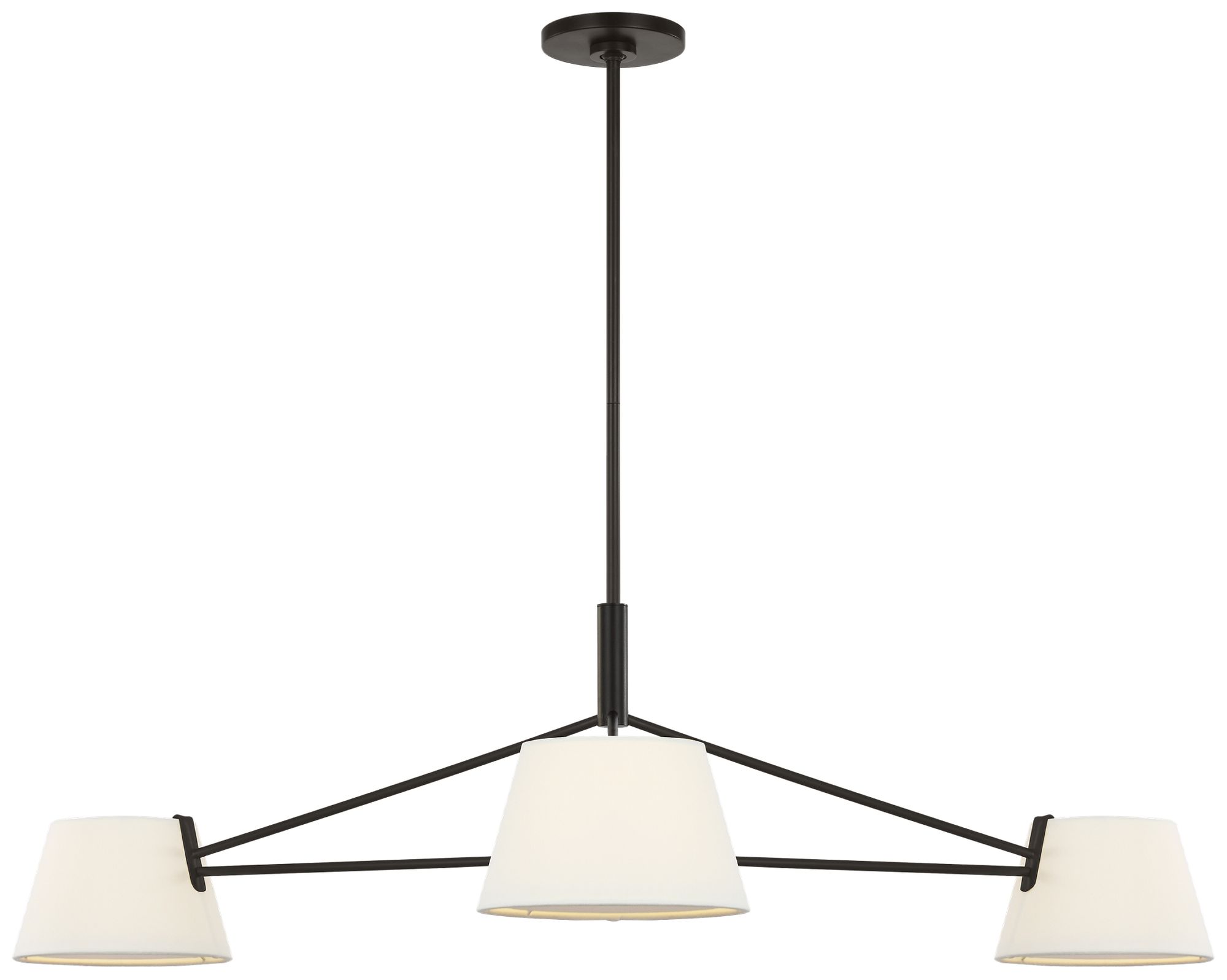 Image 2 Visual Comfort Studio  Hale 48" Chandelier  B11    Aged Iron more views