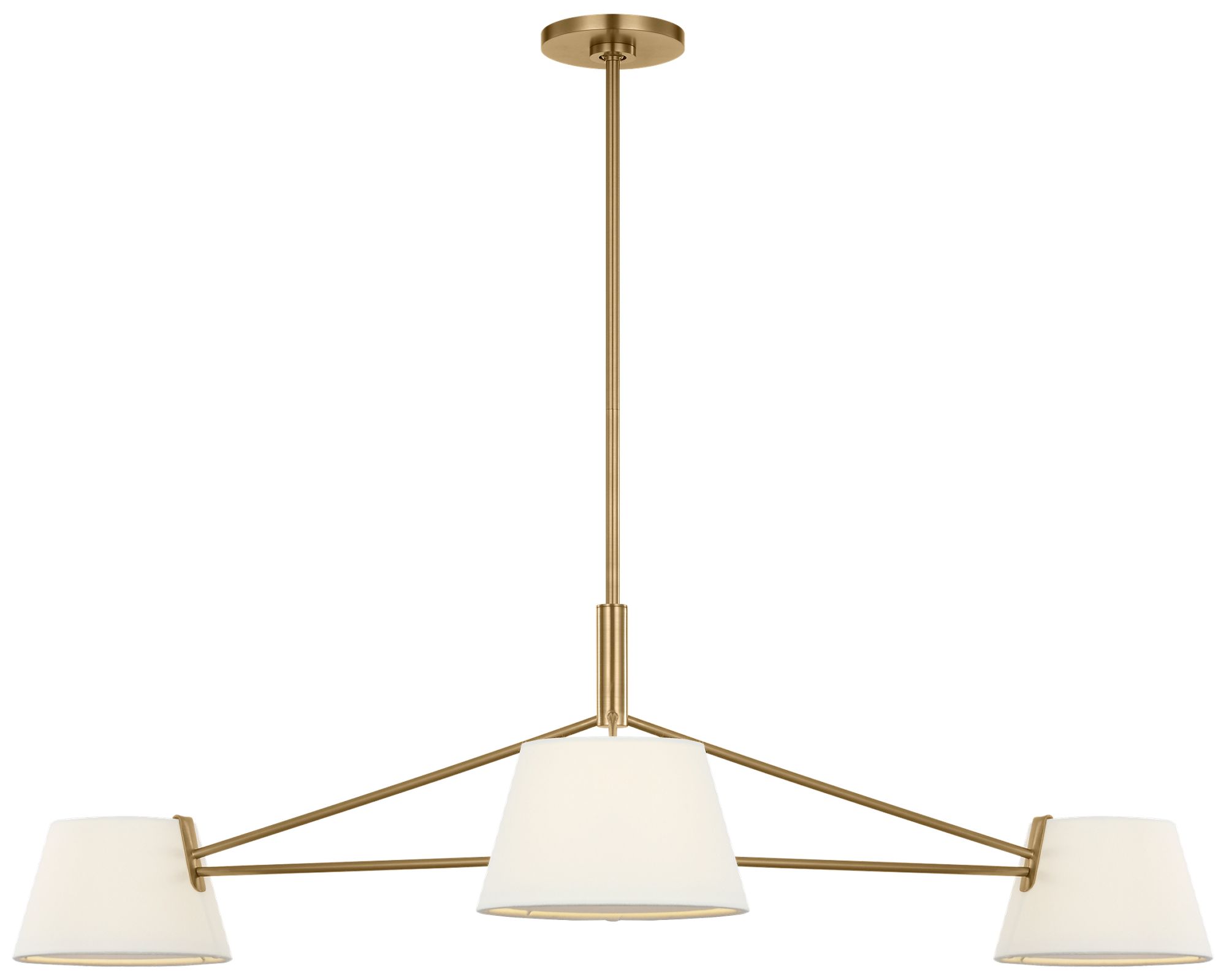 Image 2 Visual Comfort Studio  Hale 48" Chandelier  B11    Estate Brass more views