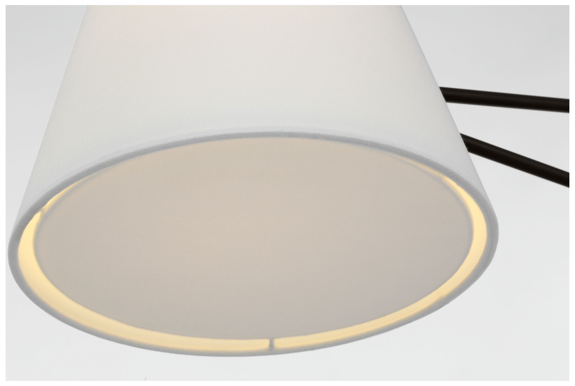 Image 2 Visual Comfort Studio  Hale 56" Linear Chandelier  E26    Aged Iron more views