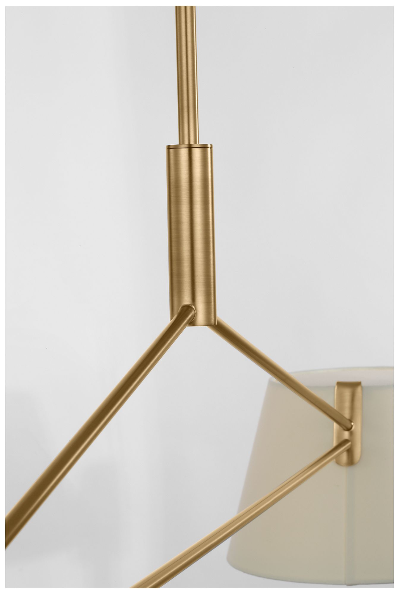 Image 2 Visual Comfort Studio  Hale 56" Linear Chandelier  E26    Estate Brass more views