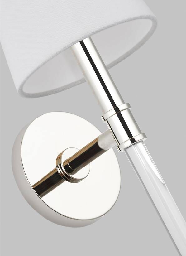 Image 5 Visual Comfort Studio  Hanover Sconce  5"  B10  Polished Nickel more views