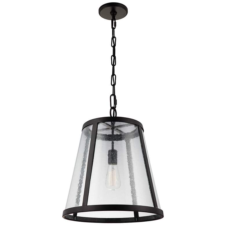 Image 1 Visual Comfort Studio Harrow Oil Rubbed Bronze Pendant 1 Medium A19 60w