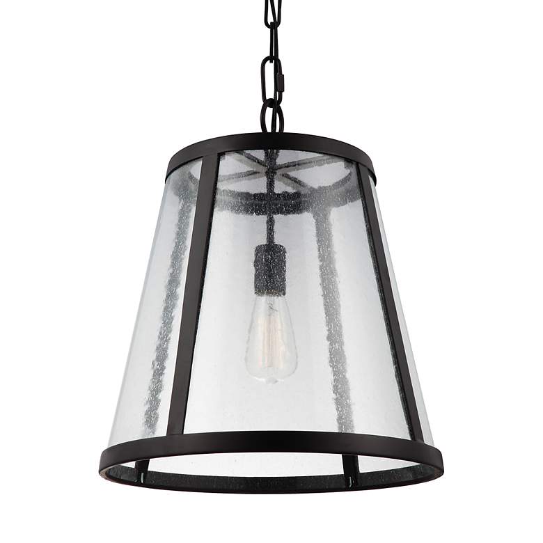 Image 3 Visual Comfort Studio Harrow Oil Rubbed Bronze Pendant 1 Medium A19 60w more views