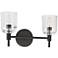 Visual Comfort Studio Hartley 2 - Light Vanity T6 15" Aged Iron