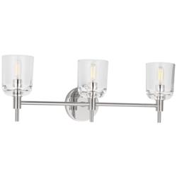Visual Comfort Studio  Hartley 3 - Light Vanity  T6  24"  Polished Nickel
