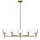 Visual Comfort Studio Hartley Large Chandelier T6 36" Burnished Brass