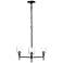Visual Comfort Studio Hartley Medium Chandelier T6 24" Aged Iron
