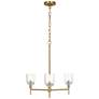 Visual Comfort Studio  Hartley Medium Chandelier  T6  24"  Burnished Brass