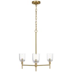 Visual Comfort Studio  Hartley Medium Chandelier  T6  24"  Burnished Brass
