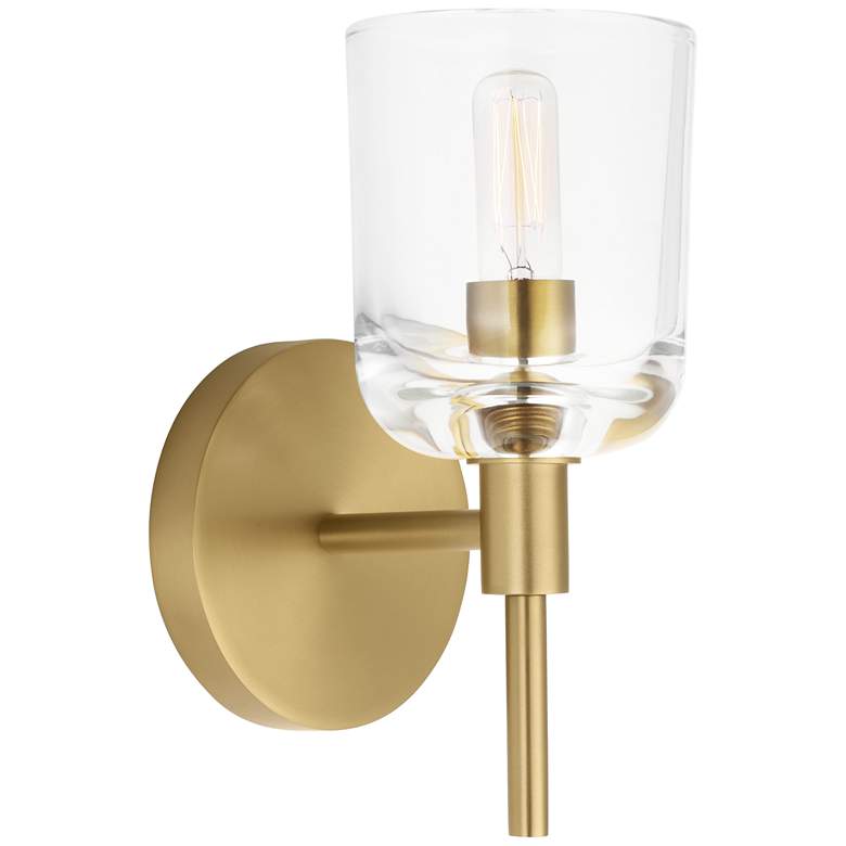 Image 1 Visual Comfort Studio Hartley Small Sconce T6 4.62" Burnished Brass