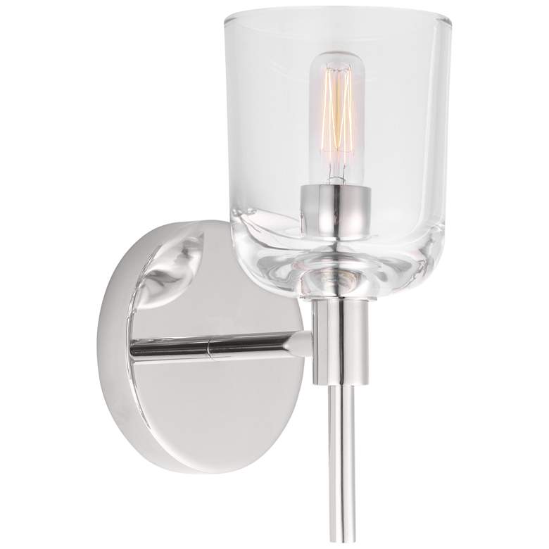 Image 1 Visual Comfort Studio Hartley Small Sconce T6 4.62" Polished Nickel