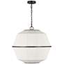 Visual Comfort Studio  Hikari Medium Lantern  B10  22.12"  Aged Iron