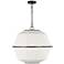Visual Comfort Studio  Hikari Medium Lantern  B10  22.12"  Aged Iron