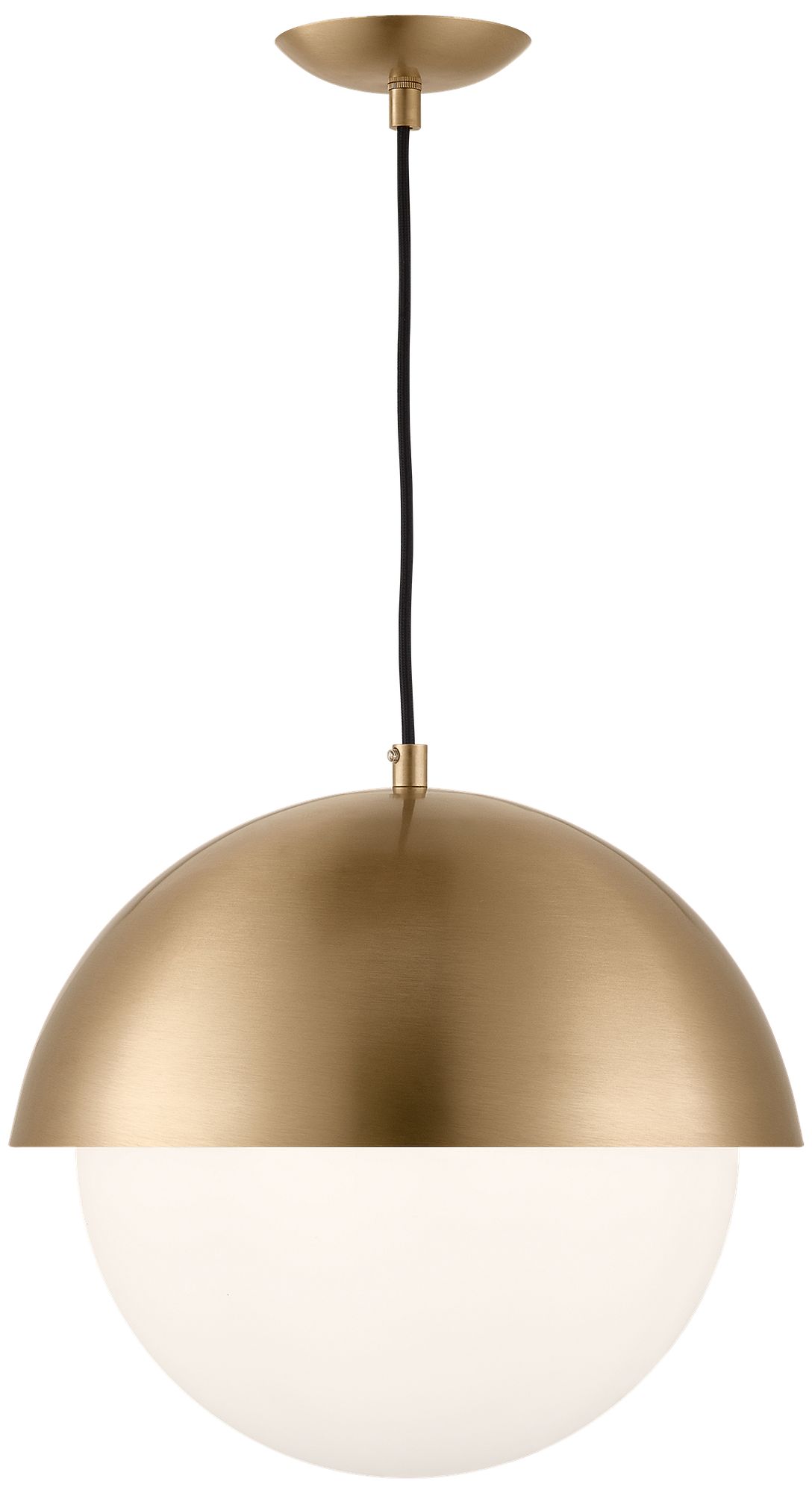 Image 2 Visual Comfort Studio  Hyde Large Pendant  E26    Satin Brass more views