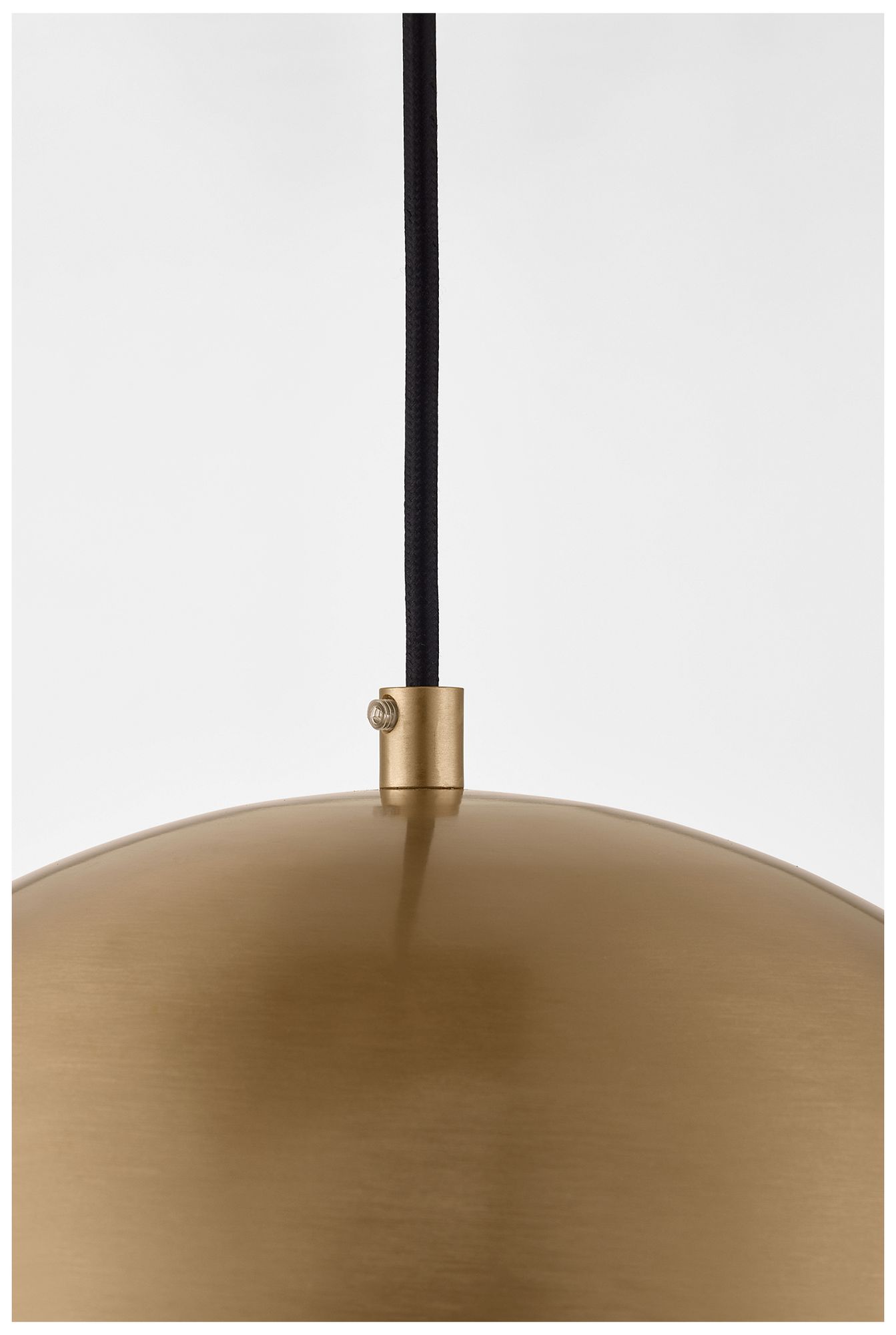 Image 4 Visual Comfort Studio  Hyde Large Pendant  E26    Satin Brass more views