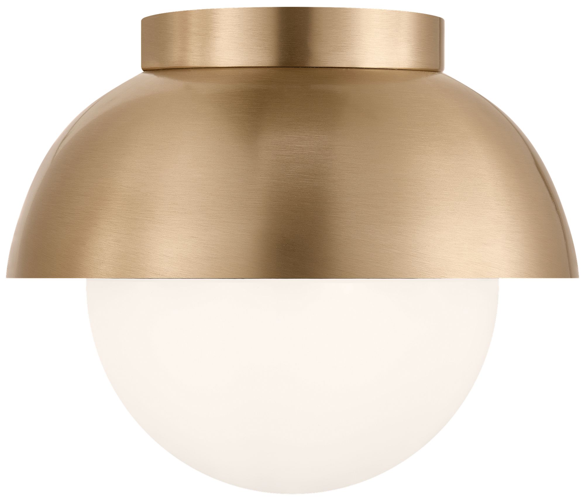 Image 2 Visual Comfort Studio  Hyde Medium Flush Mount  E26    Satin Brass more views