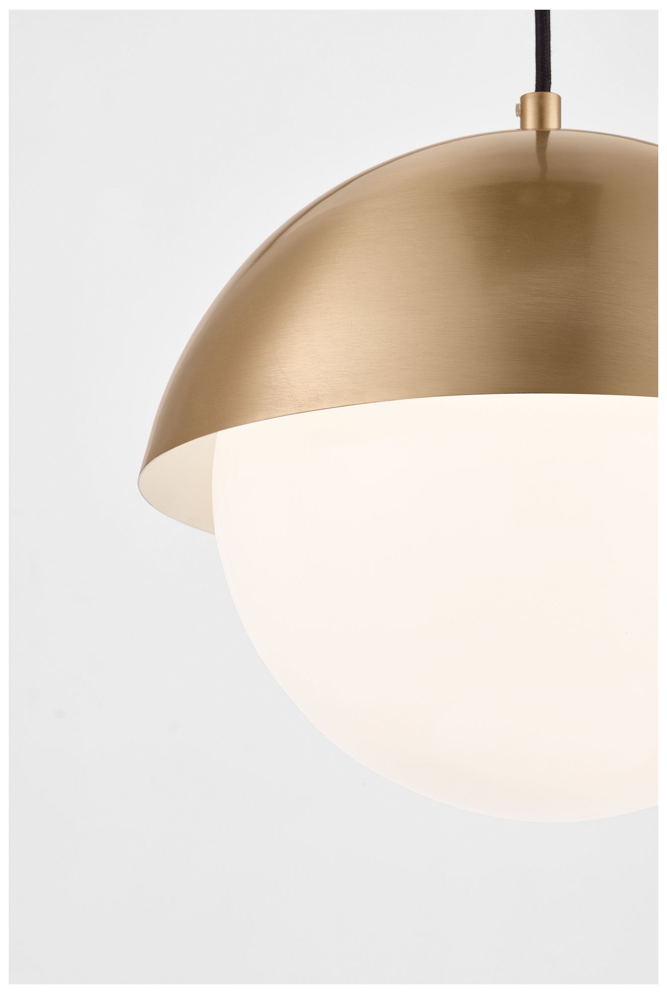 Image 3 Visual Comfort Studio  Hyde Medium Pendant  E26    Satin Brass more views