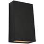 Visual Comfort Studio  Kakudo Large LED Wall Lantern  Modules  6"  Black