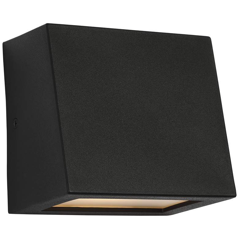 Image 1 Visual Comfort Studio  Kakudo Small LED Wall Lantern  Modules  5"  Black