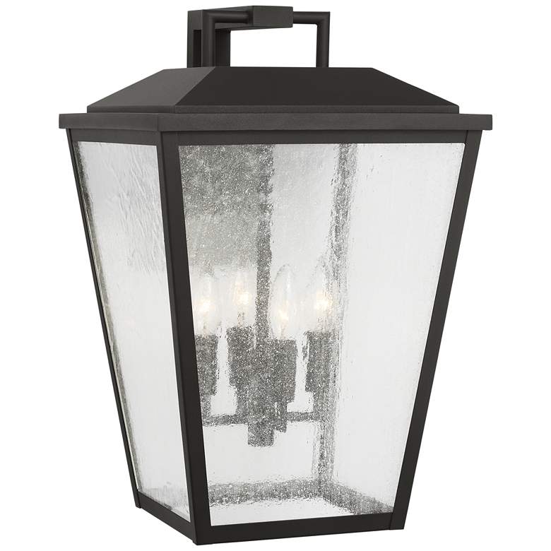 Image 1 Visual Comfort Studio Kennewick Extra Large Wall Torpedo 12.5" Black