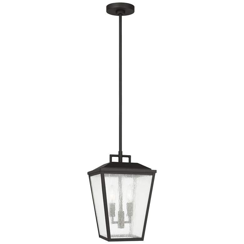 Image 1 Visual Comfort Studio Kennewick Medium Pendant Torpedo 9" Black