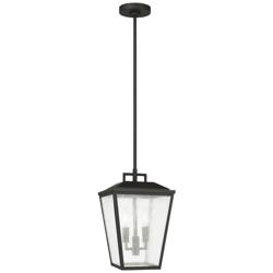Visual Comfort Studio  Kennewick Medium Pendant  Torpedo  9"  Black
