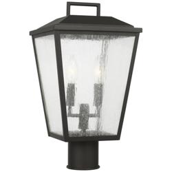 Visual Comfort Studio  Kennewick Medium Post  Torpedo  9"  Black