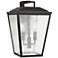 Visual Comfort Studio Kennewick Medium Wall Lantern Torpedo 9" Black