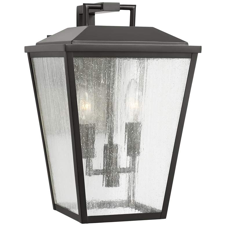 Image 1 Visual Comfort Studio Kennewick Medium Wall Lantern Torpedo 9" Bronze