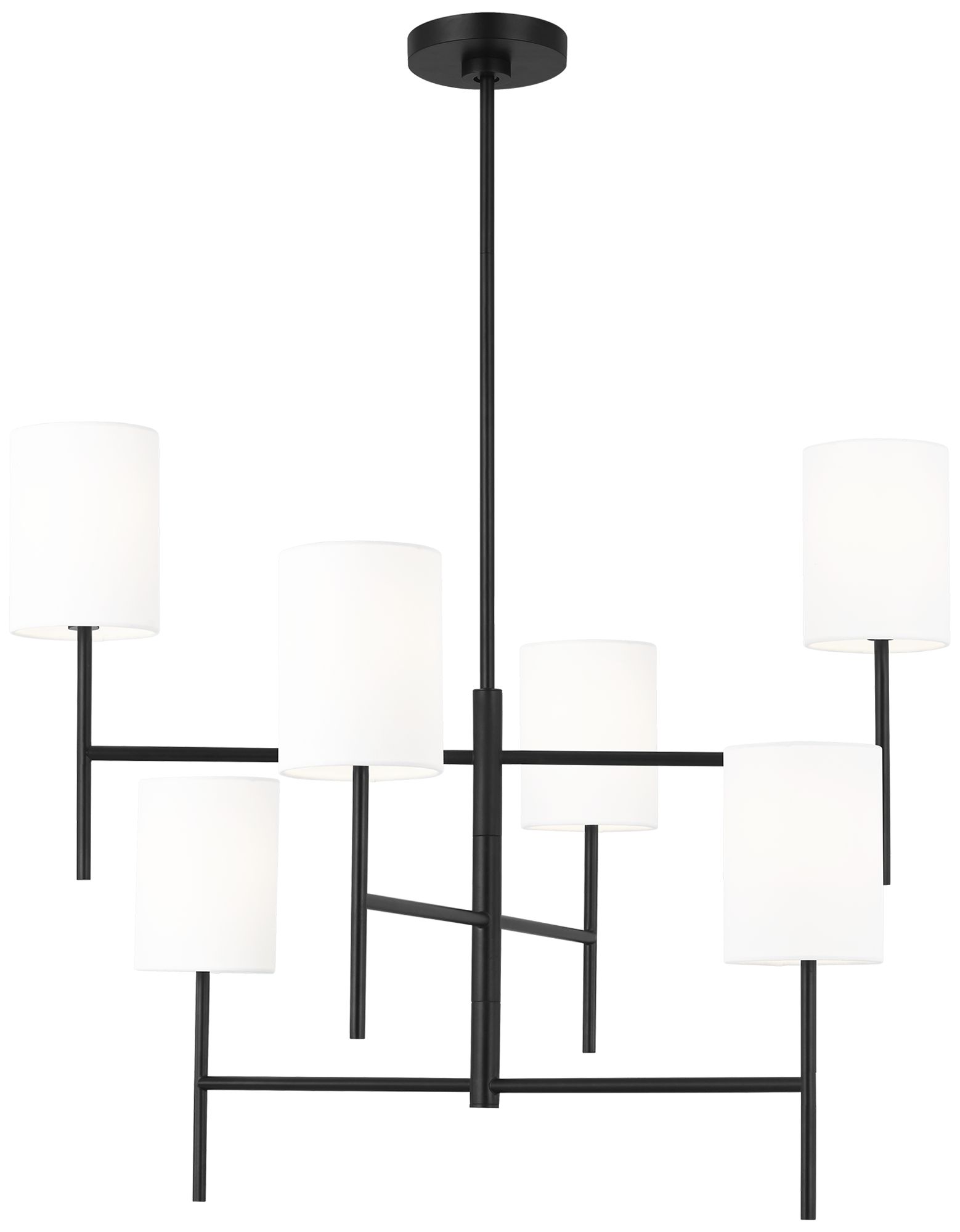 Visual Comfort Studio  Key Large Chandelier  Torpedo  32"   Black