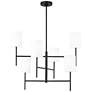 Visual Comfort Studio  Key Large Chandelier  Torpedo  32"   Black
