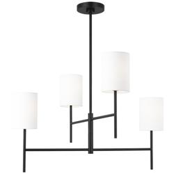 Visual Comfort Studio  Key Medium Chandelier  Torpedo  32"   Black