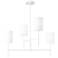 Visual Comfort Studio Key Medium Chandelier Torpedo 32" White
